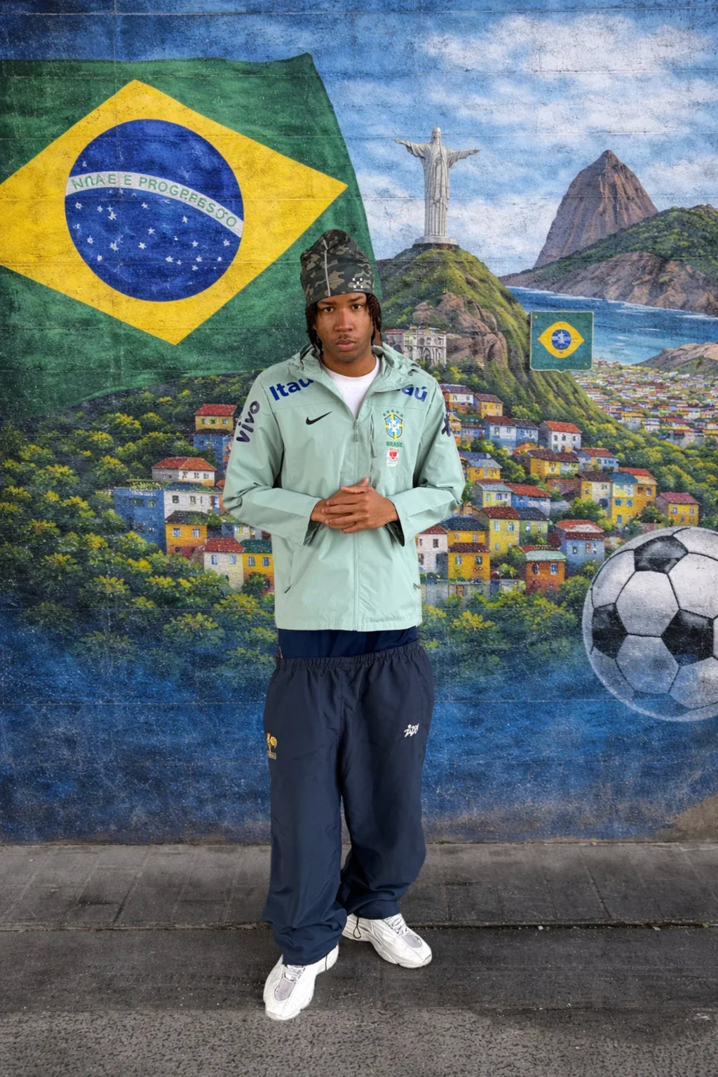 Veste Bresil Bleu sport
